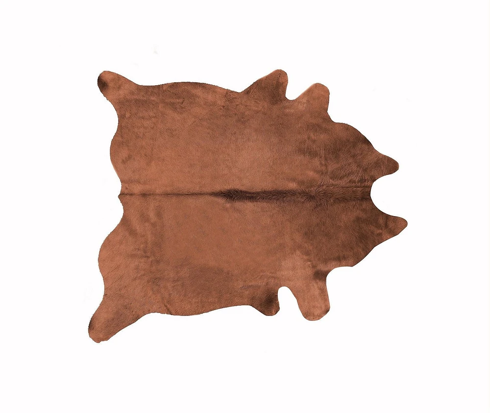 H-Natural 6'X7' Geneva Cowhide Rug