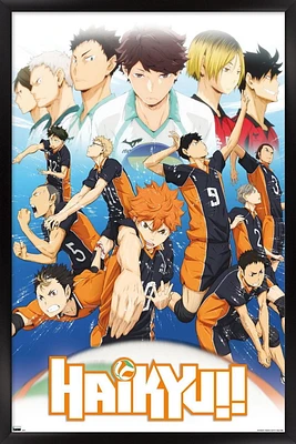 Haikyu!! - Key Art 2 Wall Poster, 22.375" x 34" Framed