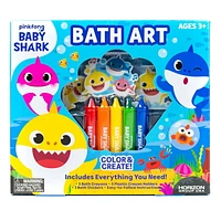 Baby Shark Bath Art Creations