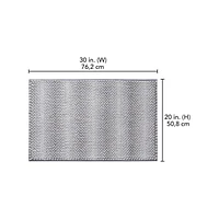 Tapis de bain en mousse mémoire Mainstays 50,8 cm x 76,2 cm, nouille