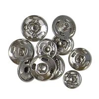 Unique Creativ Silver Snap Fasteners