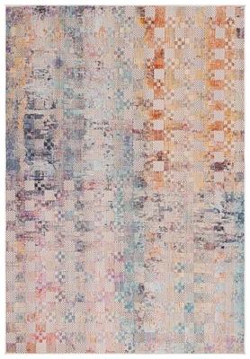 SAFAVIEH Rainbow Jamel Tapis Abstrait Intérieur/Extérieur
