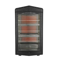 Appareil électrique de chauffage radiant à quartz de 1500W avec 3 réglages de chaleur Chauffage à quartz