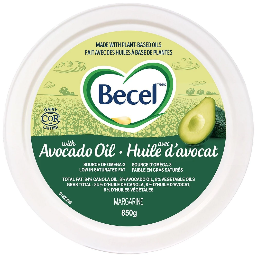Margarine Becel à l'huile d'avocat 850g 850g