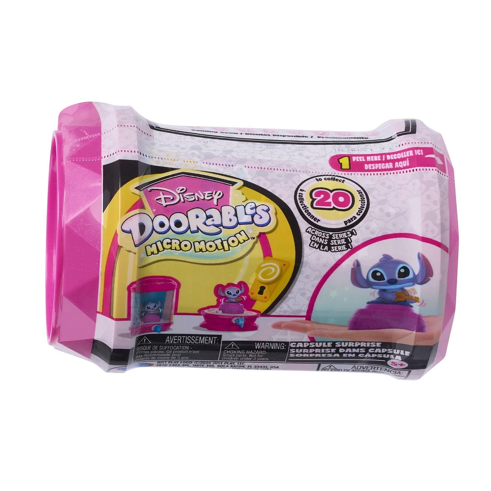 Capsules Micro Motion Disney Doorables, figurines à collectionner Micro Motion de 3,8 cm de haut, jouets pour enfants de 5 ans et plus par Just Play Capsules Micro Motion Disney Doorables