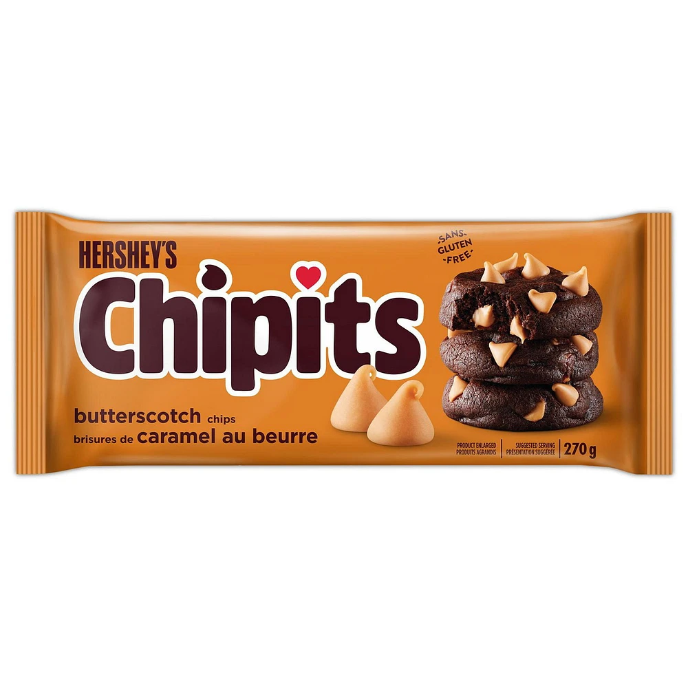 HERSHEY'S CHIPITS Butterscotch Baking Chips, 270g