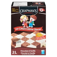 Chapman's Markdale Creamery Chocolate Vanilla Checkerboard Ice Cream, 2L