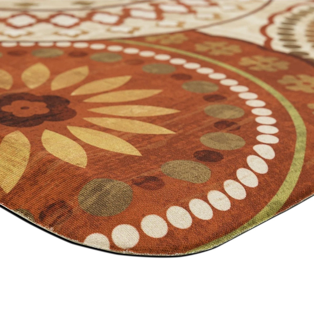 Mohawk Home - Tapis de cuisine multicolore de 45,7 cm × 76,2 cm (1 pi 6 po × 2 pi 6 po) Spice Suzani