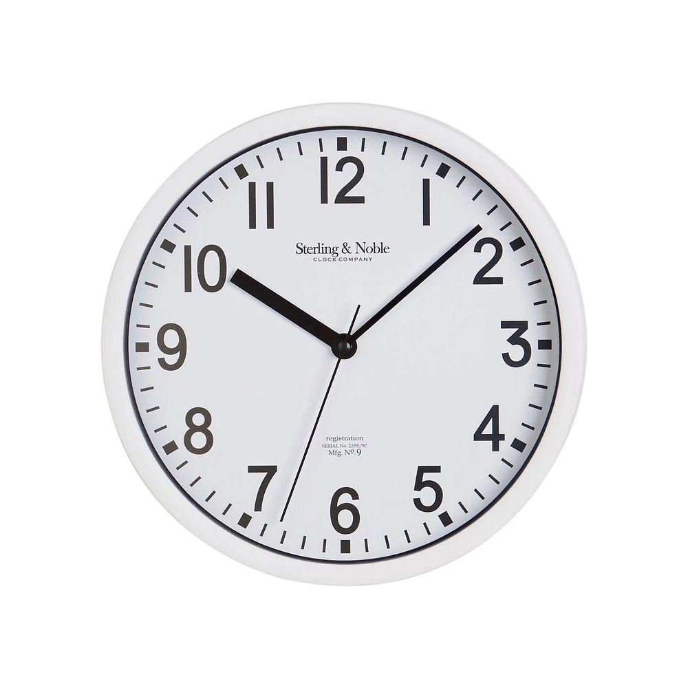 Horloge murale HOMETRENDS 22,3 cm, précision du quartz