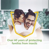 Insecticide Raid contre les moustiques et les mouches, tue les insectes en question au contact, pour utilisation à l’intérieur et à l’extérieur 350g