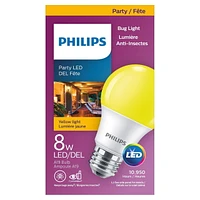 PHILIPS DEL ampoule 60W, A19, jaune DEL 60W A19 JAUNE PL