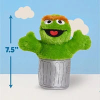 Sesame Street Friends 8-inch Oscar, Sustainable Plush Stuffed Animal