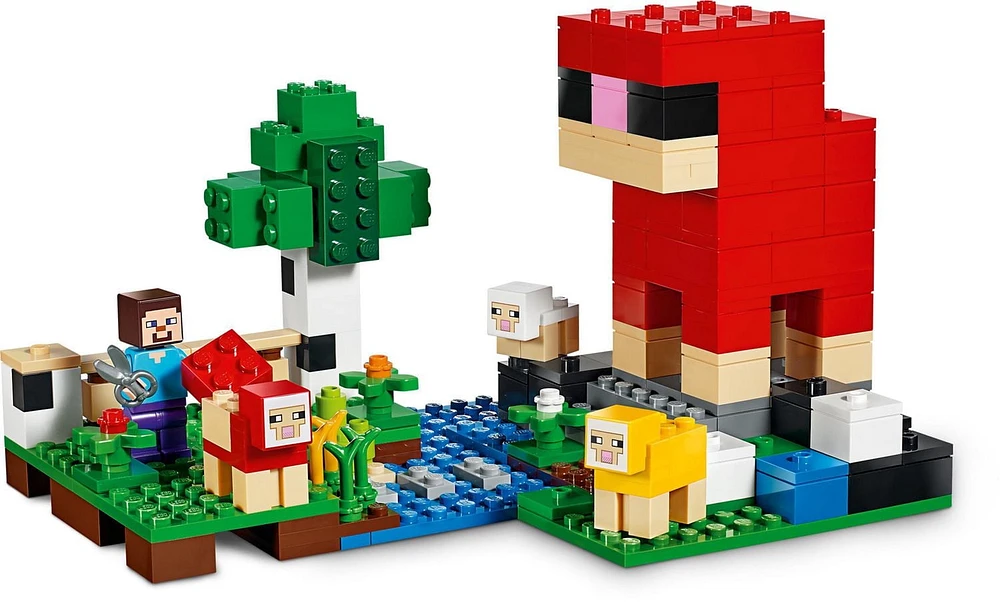 LEGO Minecraft The Wool Farm 21153 Toy Building Kit (260 Piece)