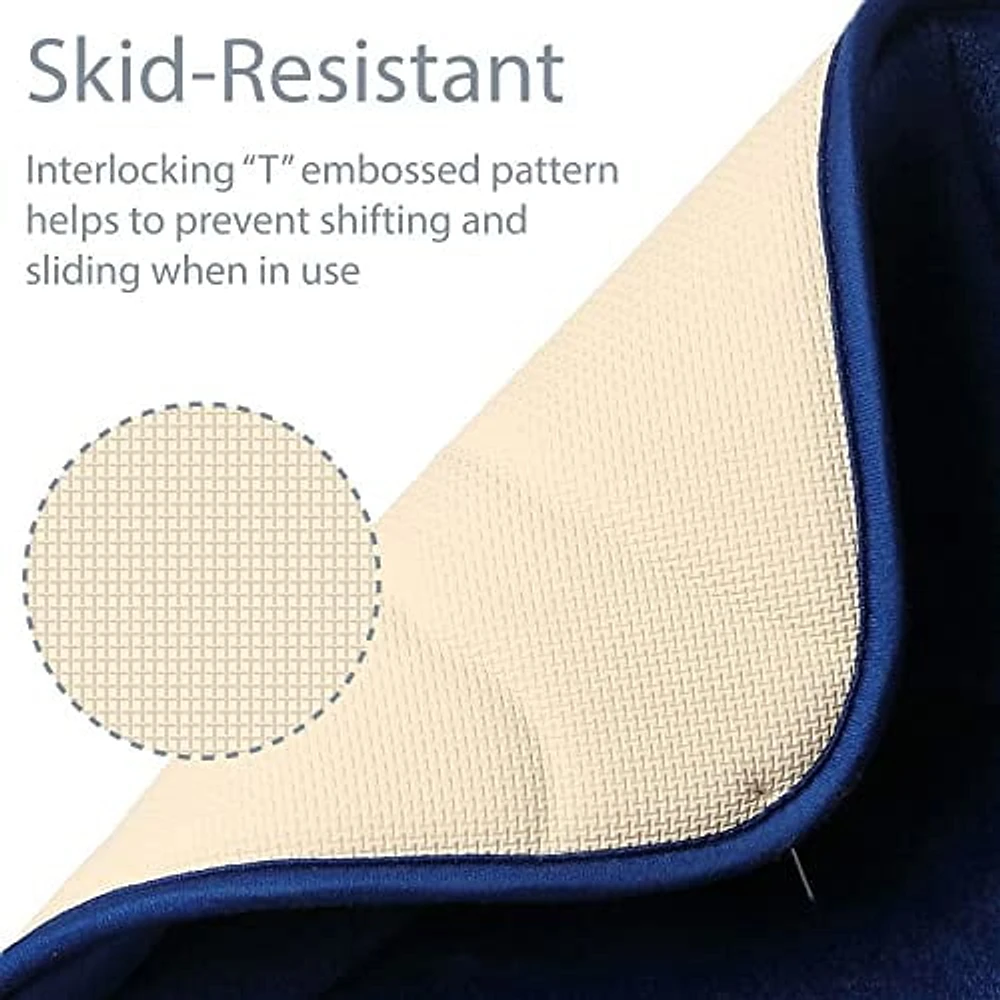 Swift Home Memory Foam Sea Shell Bath Mat