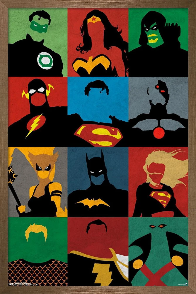DC Comics - Justice League - Minimalist Wall Poster, 22.375" x 34"