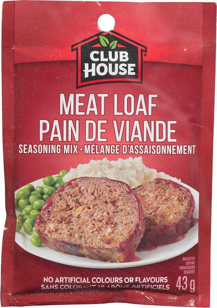 Club House, Dry Sauce/Seasoning/Marinade Mix, Meat Loaf, 43g