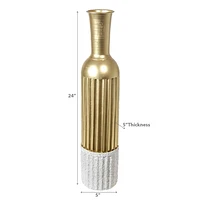 Metal Vase 24" Dawn