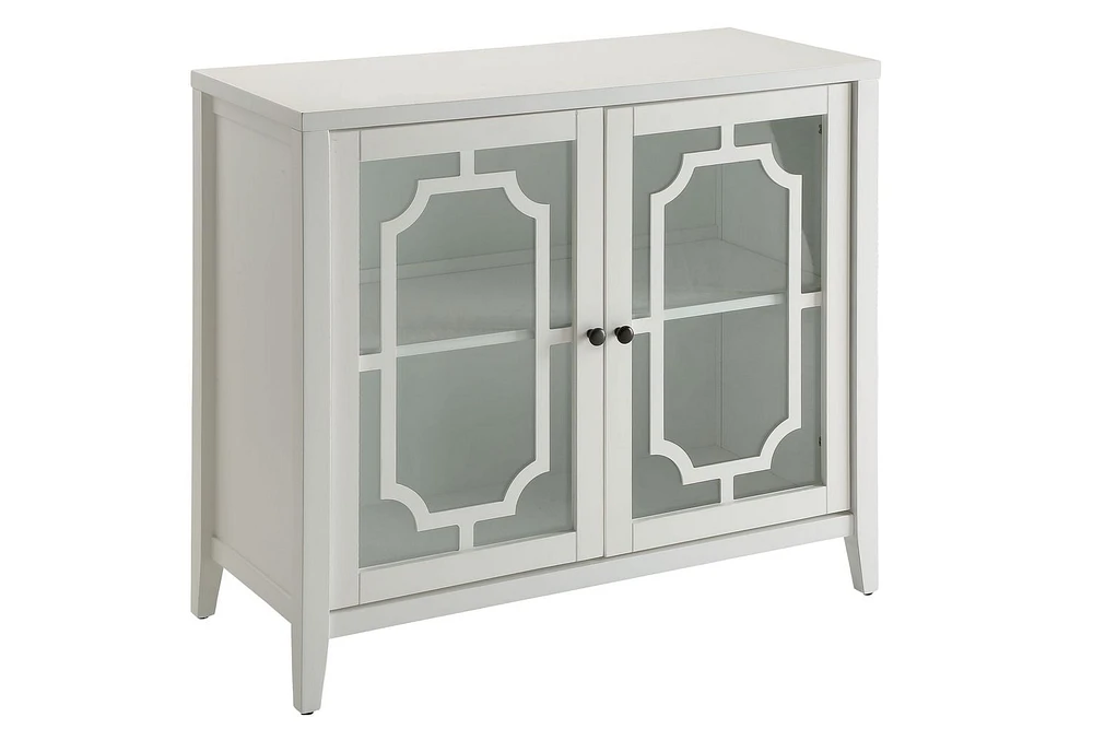 ACME Ceara Console Table in White