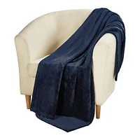 HOMETRENDS Velvet Plush Throw