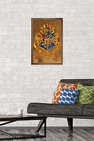 The Wizarding World: Harry Potter - Hogwarts Crest Wall Poster, 22.375" x 34" Framed