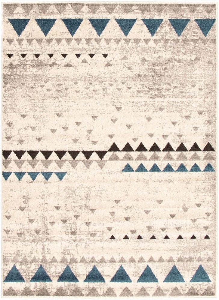 Tapis d'Interieur ECARPET Géométrique Moderne Collection Remi