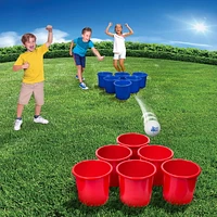 Banzai Toss Like A Boss Outdoor Giant Pong Lawn Game with Drawstring Bag, Toss Like A Boss