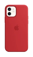 Apple Silicone Case with MagSafe (for iPhone 12, 12 Pro) - Kumquat