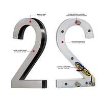 Backlit LED House Number