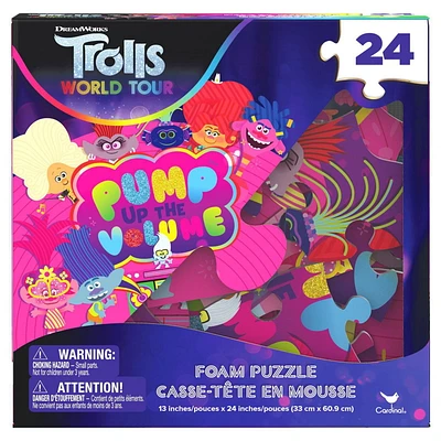 Trolls 2, Puzzle en mousse pour les enfants à partir de 4 ans