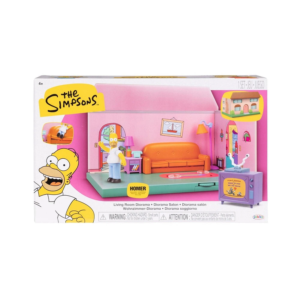 Diorama du salon Les Simpson