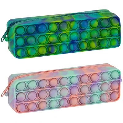 Merangue Fidget Pencil Pouch, Assorted, 2 Pack