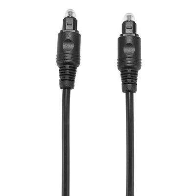 blackweb 6 FT Digital Optical Cable (Black), Superior Sound