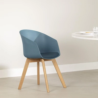 Chaise avec base en bois de la collection Flam South Shore