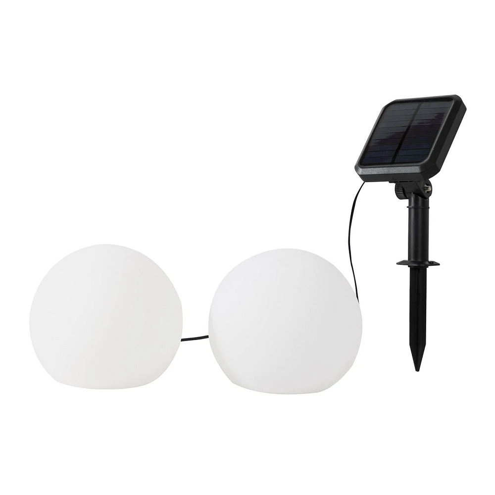 Mainstays Lot de 2 lampes solaires ORB COULEUR de 6 pouces 2 comptes