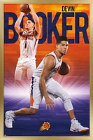 NBA Phoenix Suns - Devin Booker 18 Wall Poster, 22.375" x 34" Framed