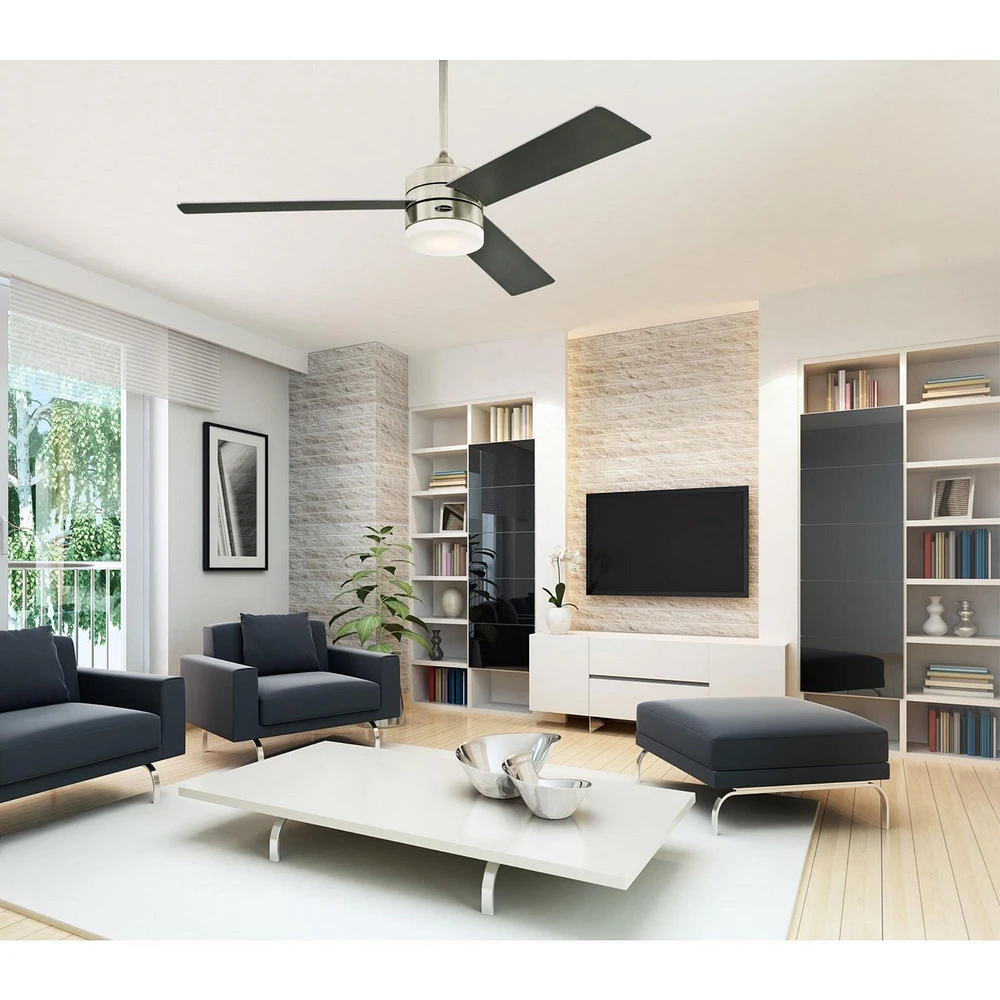 Westinghouse Alta Vista 52" Indoor Ceiling Fan in Brushed Nickel with Dimmable LED