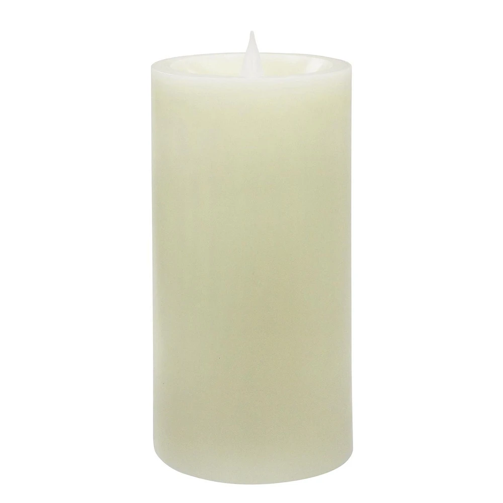Mainstays 6" Bougie pilier en cire à DEL  scintillante 3" x 6", avec minuterie