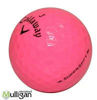 Mulligan - 60 balles de golf récupérées Callaway Supersoft 5A, Rose
