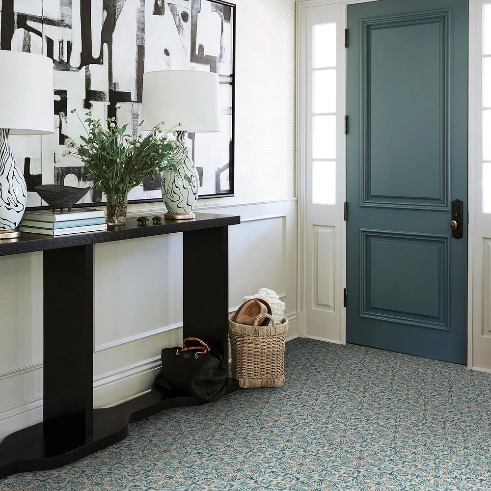 FloorPops Fontaine Peel and Stick Floor Tiles Set of 20