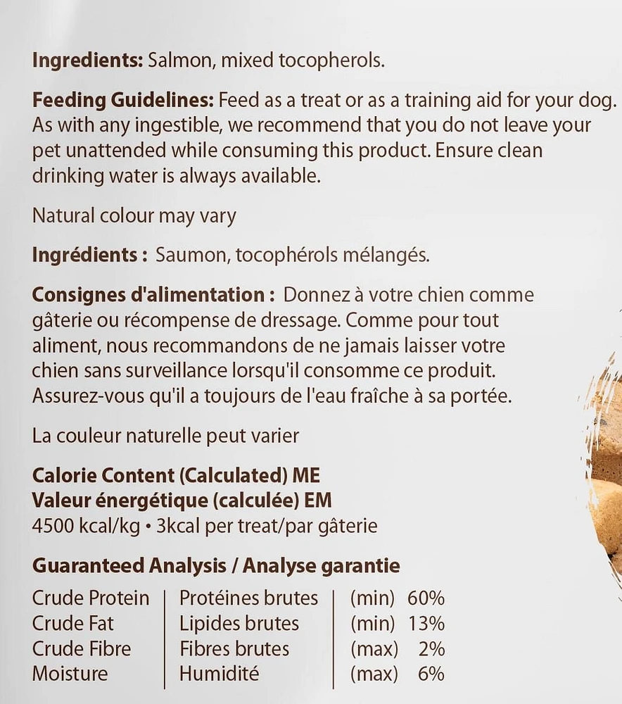 Caledon Farms Freeze Dried Salmon Bites Dog Treats, 90g