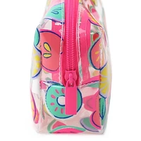 Pen + Gear Clear Fashion Pencil Pouch with Mixed Fruit Print