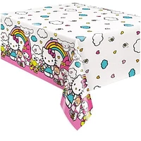 Nappe en plastique Hello Kitty, 84 po x 54 po 1 nappe mesure 54" x 84"