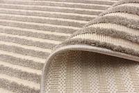 Tapis ECARPET Moderne pour Salle à Manger, Salon, Chambre Trona Beige