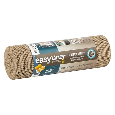 Select Grip EasyLiner Brand Shelf Liner, Brownstone, 12 in. x 15 ft., Multiple Sizes Available