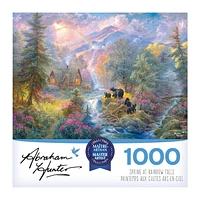 Cra-Z-Art Abraham Hunter Puzzle de 1000 pièces - Le printemps à Rainbow Falls