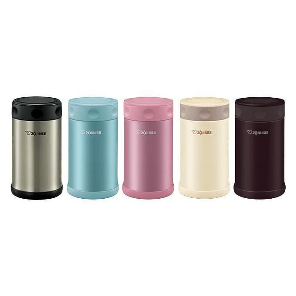 Zojirushi Vacuum Insulated Stainless Steel 25 Oz. Food Jar, Cream