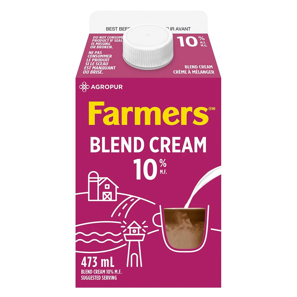 Farmers by Natrel 10% Blend Cream, 473 mL