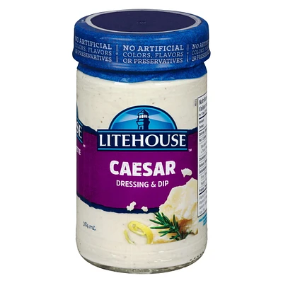 Litehouse Vinaigrette et trempette César 384mL