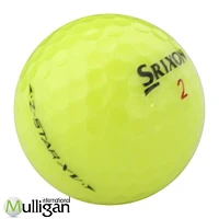 Mulligan - 12 balles de golf récupérées Srixon Z-Star XV 5A, Jaune