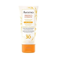 Aveeno Protect and Hydrate Face and Body Sunscreen SPF 30, Water and Sweat Resistant, Oxybenzone Free, 88mL, 88 mL
